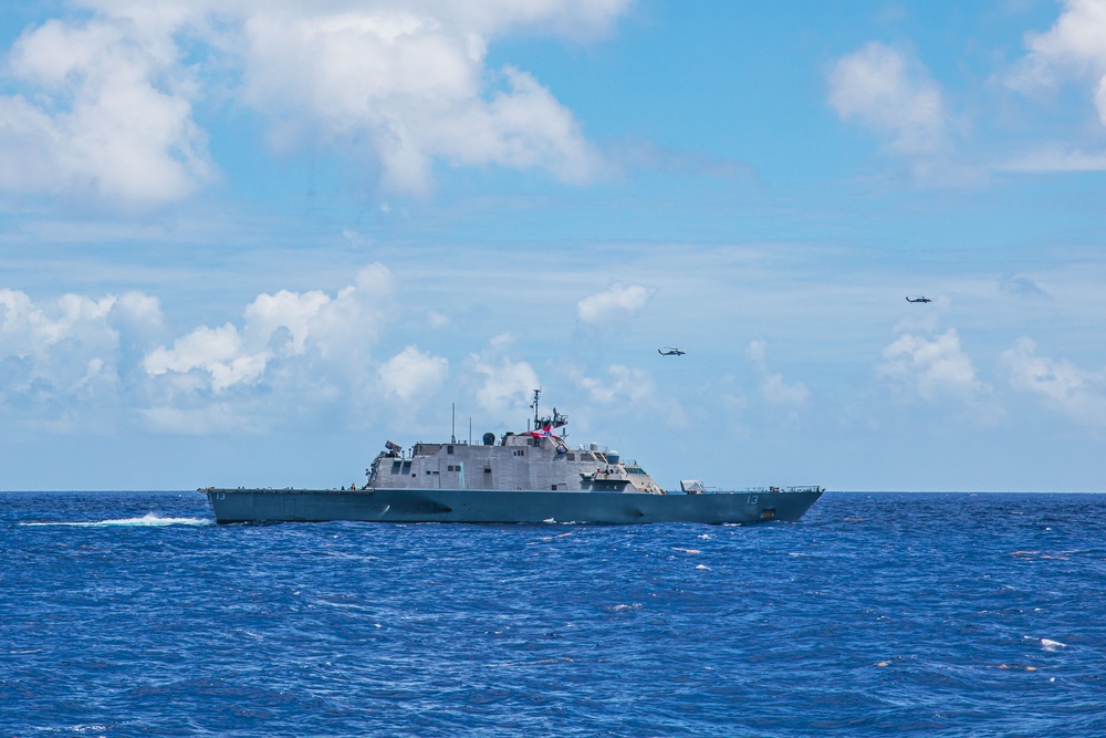USS Billings and USS Wichita Work Together