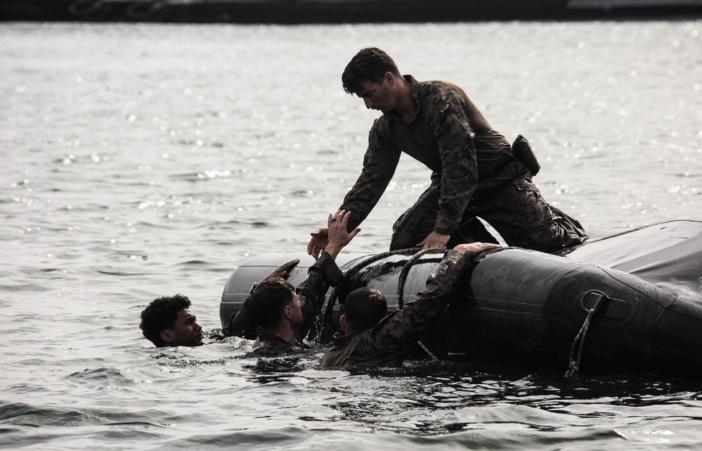 Obangame Express 2022, Zodiac Introduction with U.S. And Senegalese Marines