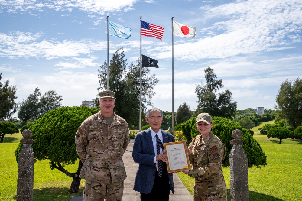 ODA recognizes 18th AES, 733rd AMS Airmen