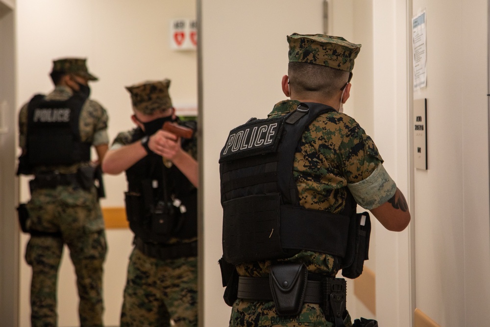 MCAS Iwakuni Marines conduct active shooter drill