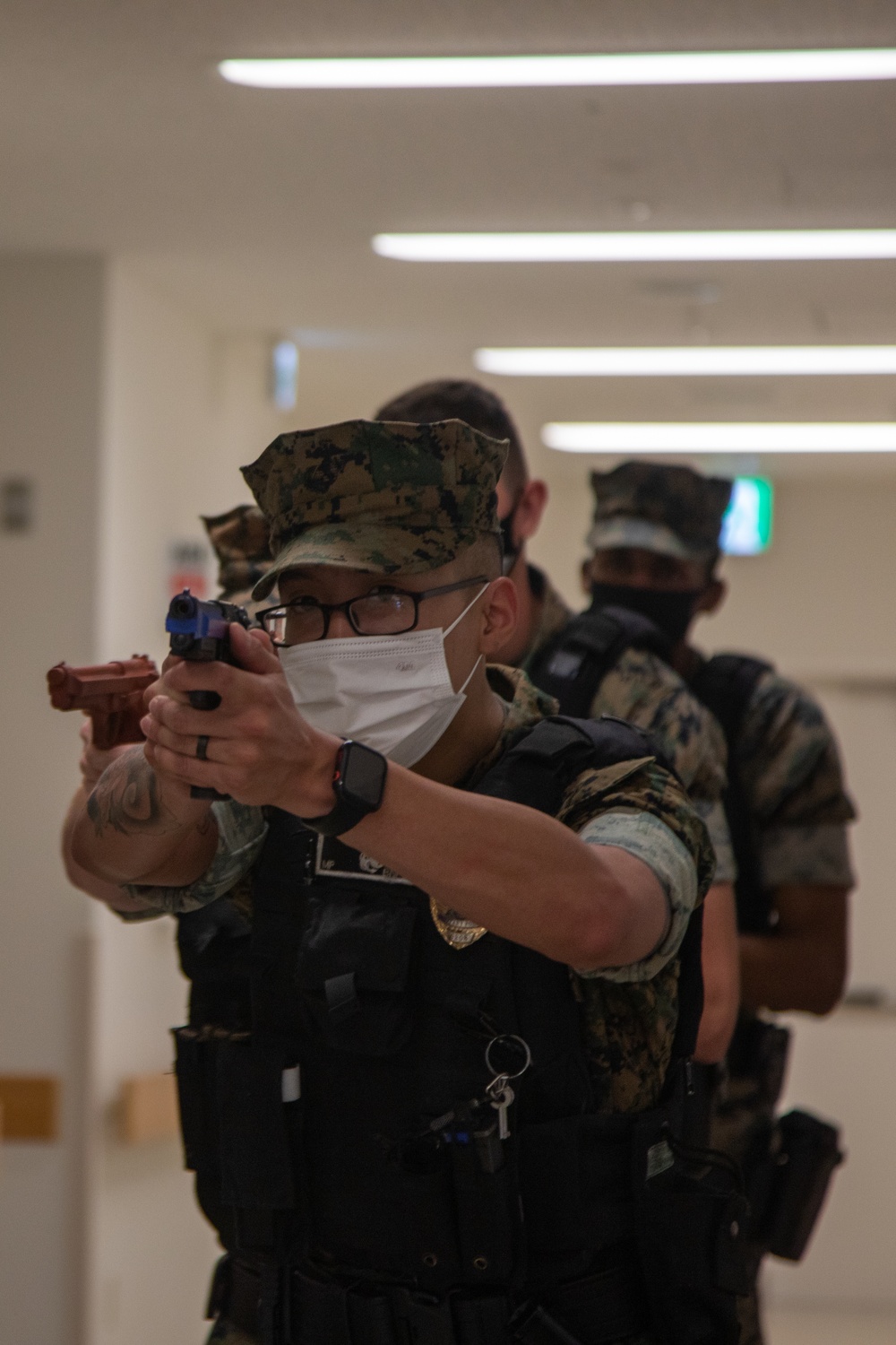MCAS Iwakuni Marines conduct active shooter drill