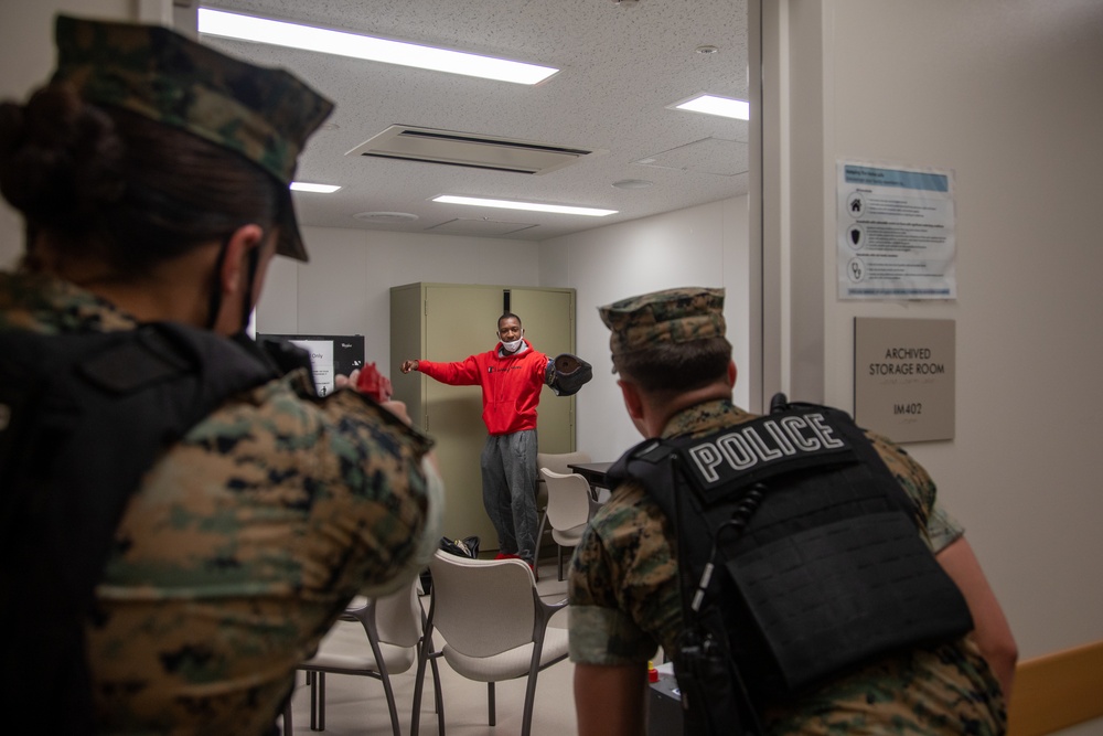 MCAS Iwakuni Marines conduct active shooter drill