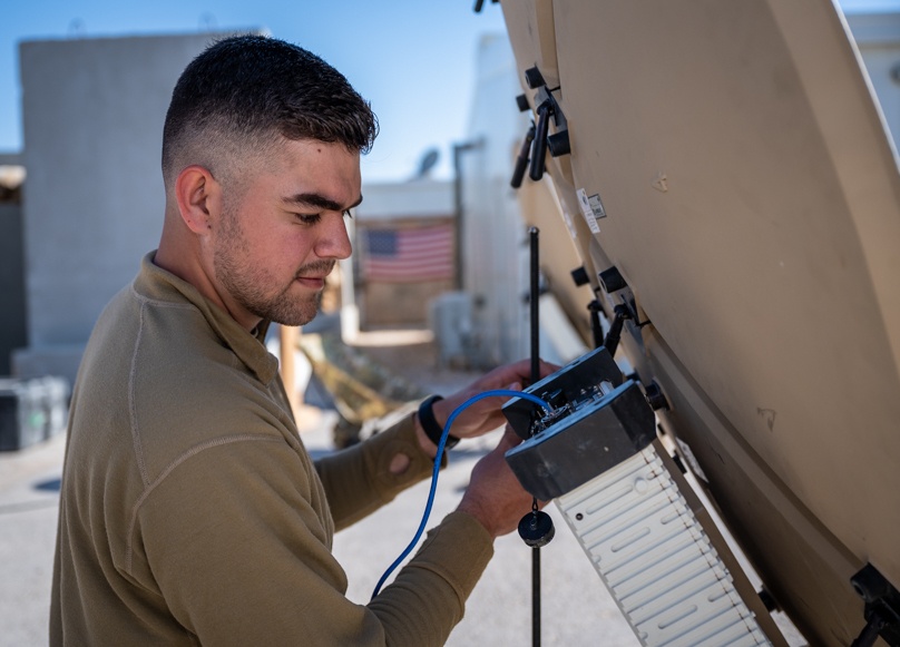 332d Expeditionary Communications Squadron test capabilities