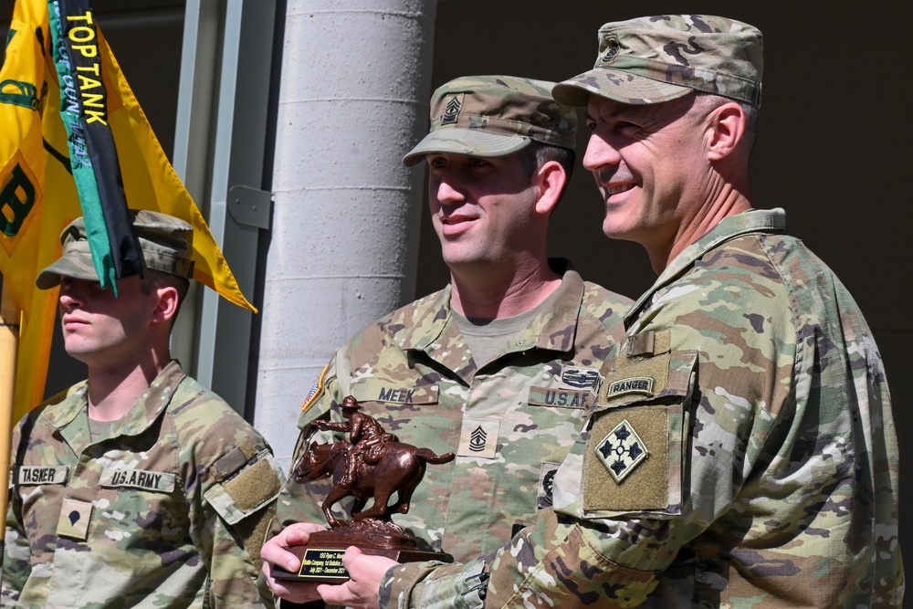 1-66 AR, 3ABCT, 4ID Armor &amp; Cavalry Leadership Award April 2022