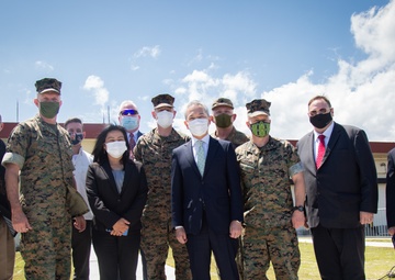 The Cook-Chill Ribbon Cutting Ceremony on Camp Hansen