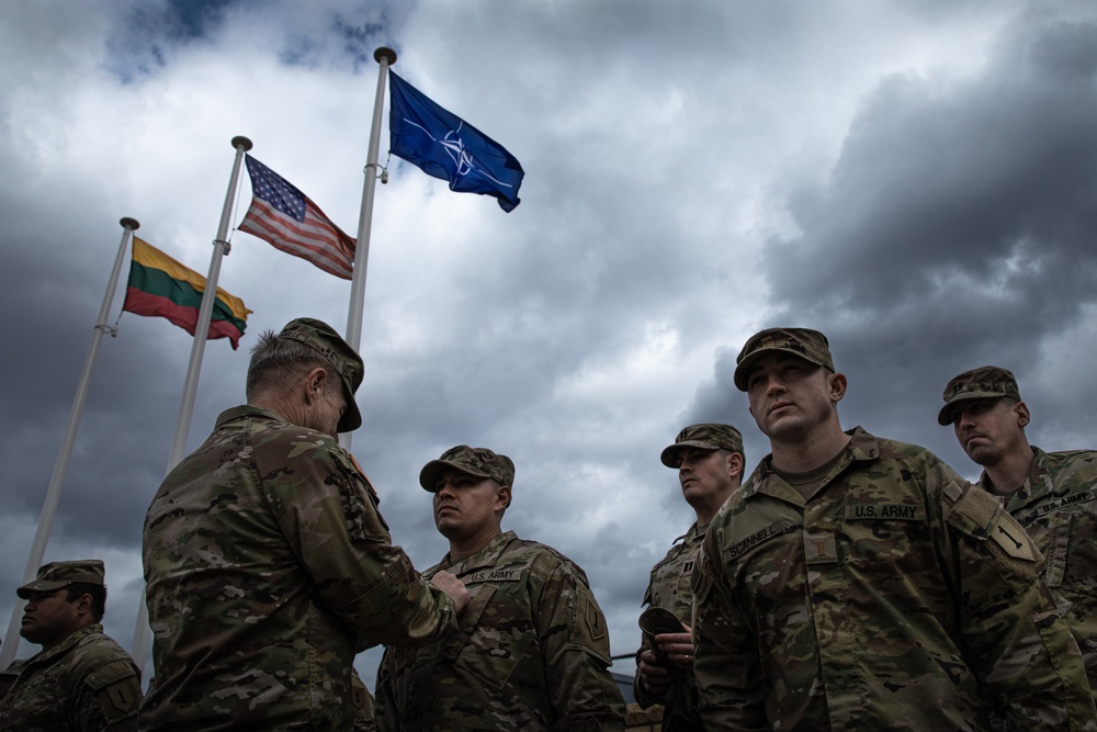 Chief of Staff of the Army Visits Troops in Lithuania