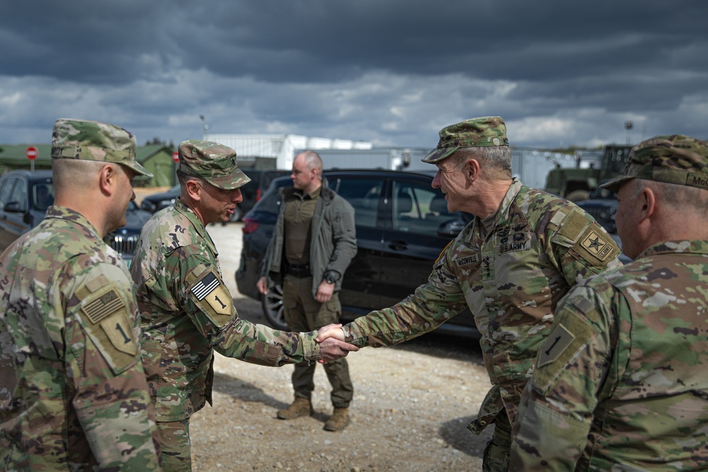 Chief of Staff of the Army Visits Troops in Lithuania