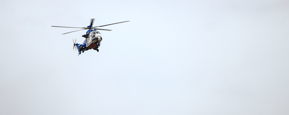 Icelandic Coast Guard Conducts Simulated Evacuation