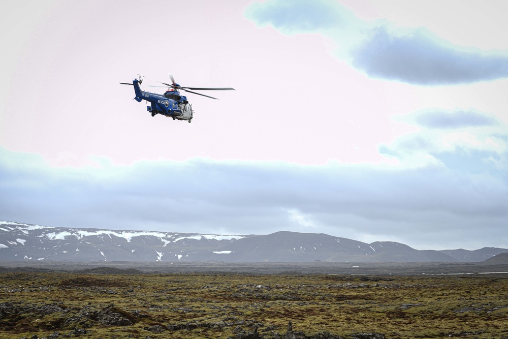 Icelandic Coast Guard Conducts Simulated Evacuation