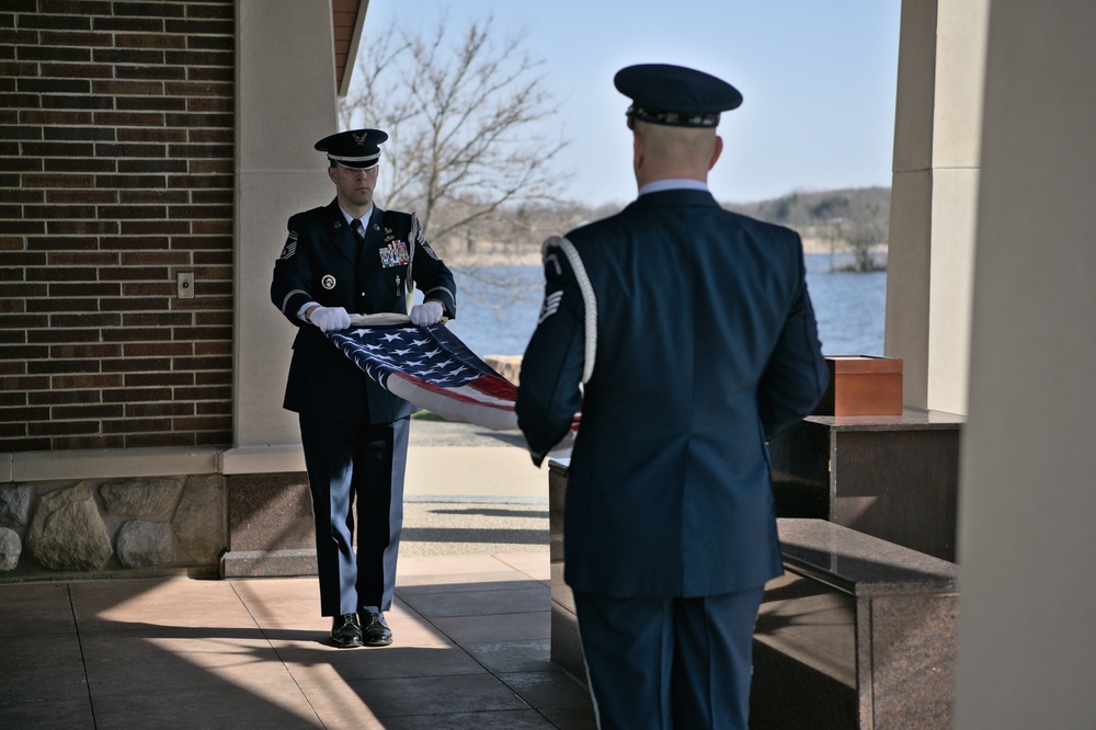 Military Funeral at Great Lakes National Cemetery