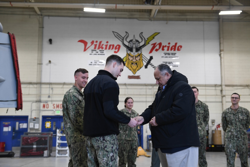 SECNAV Visits NAS Whidbey Island