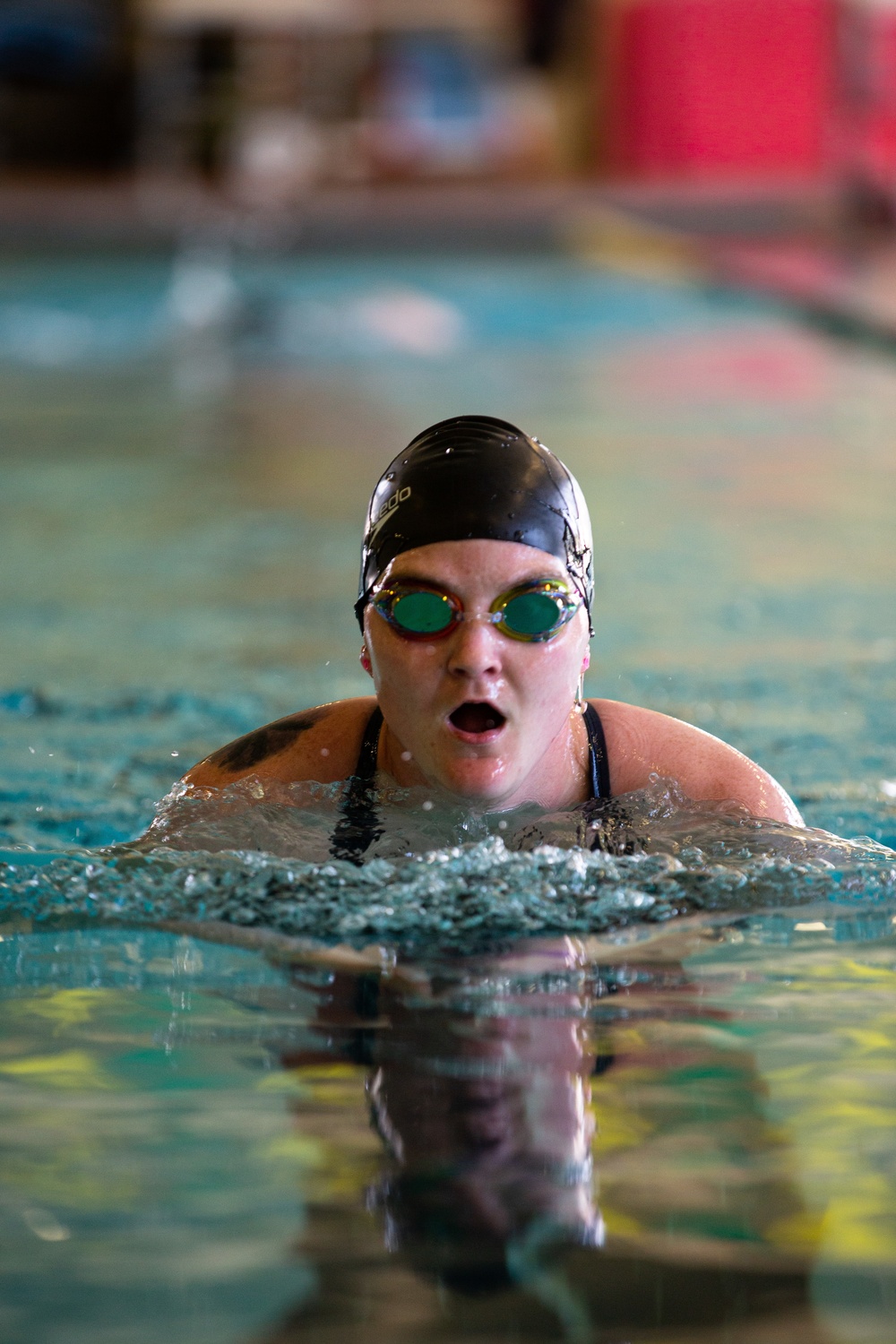 U.S. Army Veterans Train in Swimming at the 2022 Invictus Games Team U.S. Training Camp