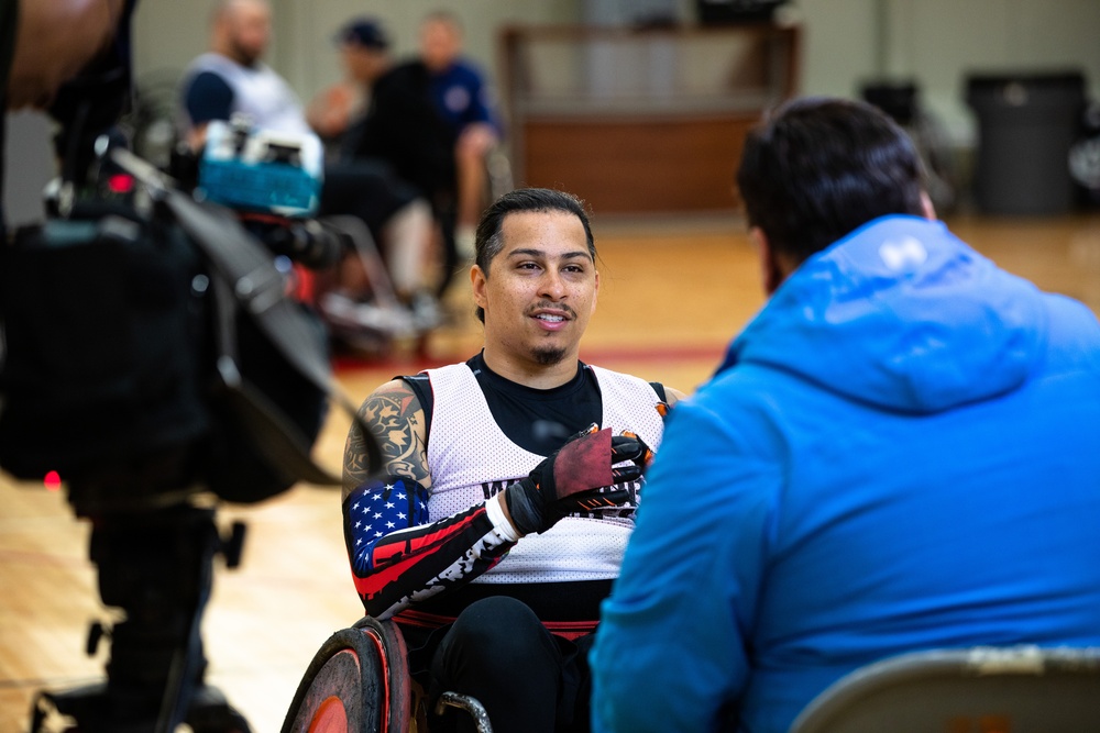 U.S. Army Veterans Train in Wheelchair Basketball at the 2022 Invictus Games Team U.S. Training Camp