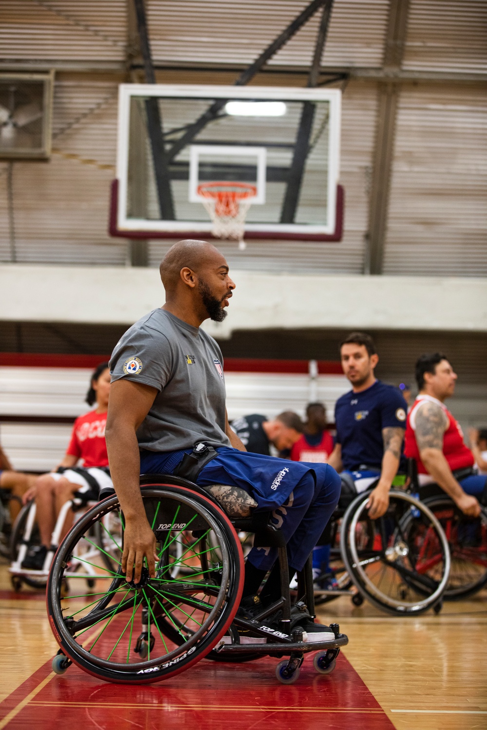 U.S. Army Veterans Train in Wheelchair Basketball at the 2022 Invictus Games Team U.S. Training Camp