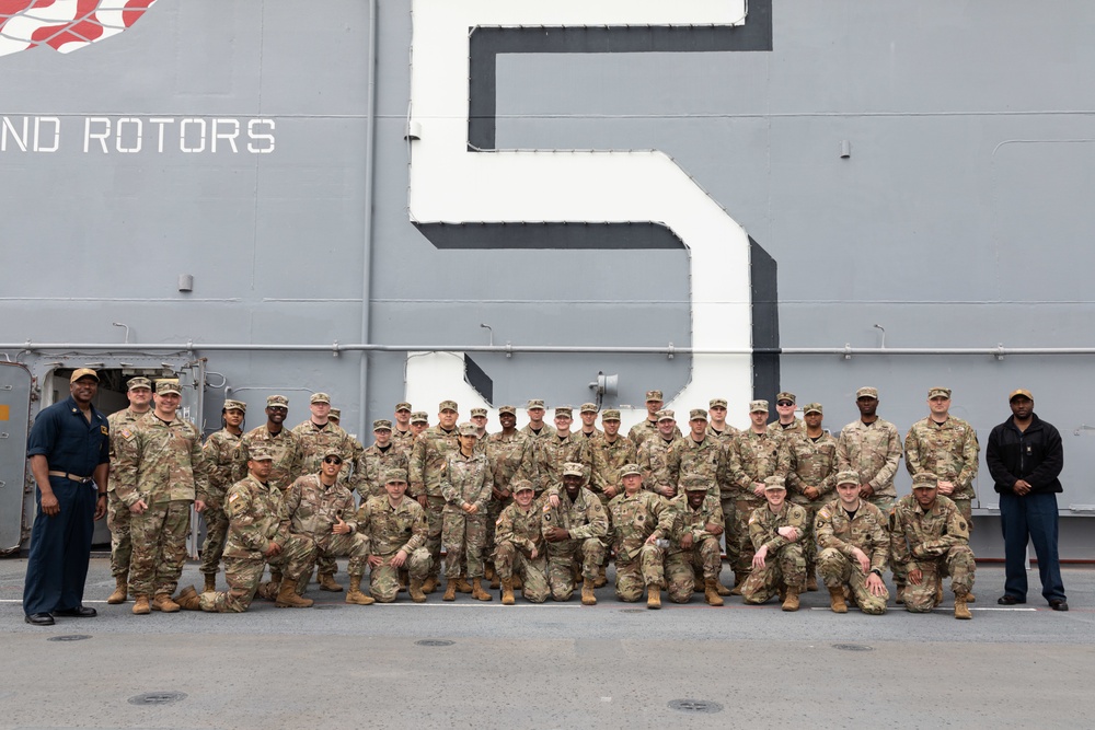 ALC NCOA-E Visits USS Bataan!