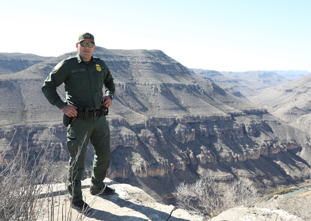 Patrol Agent in Charge working near Sanderson, Texas