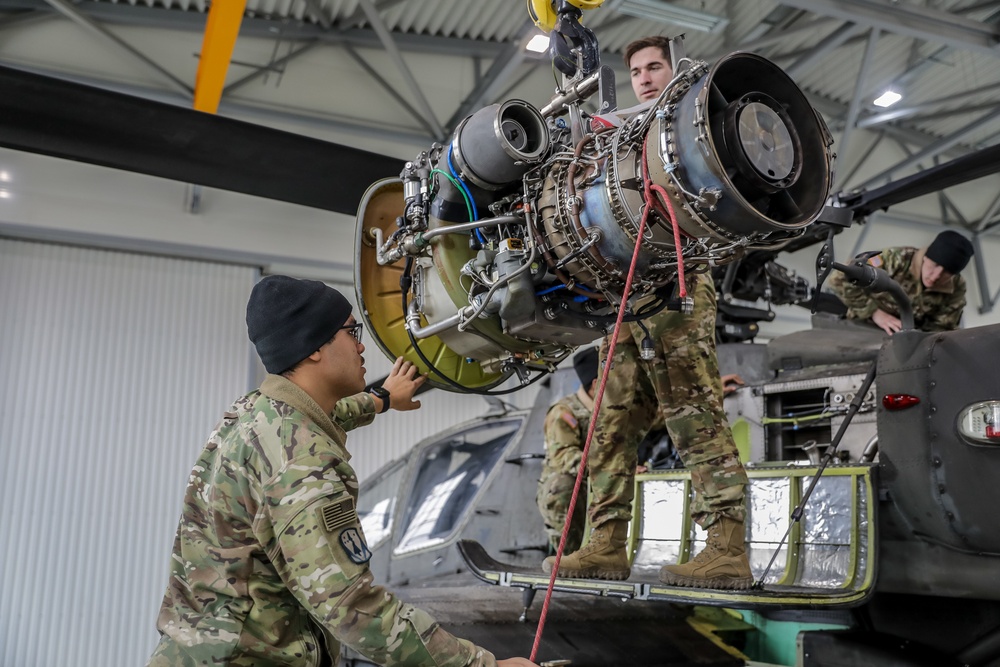 Engine installation