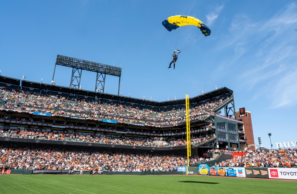 Leap Frogs Jump Into Oracle Park in San Francisco