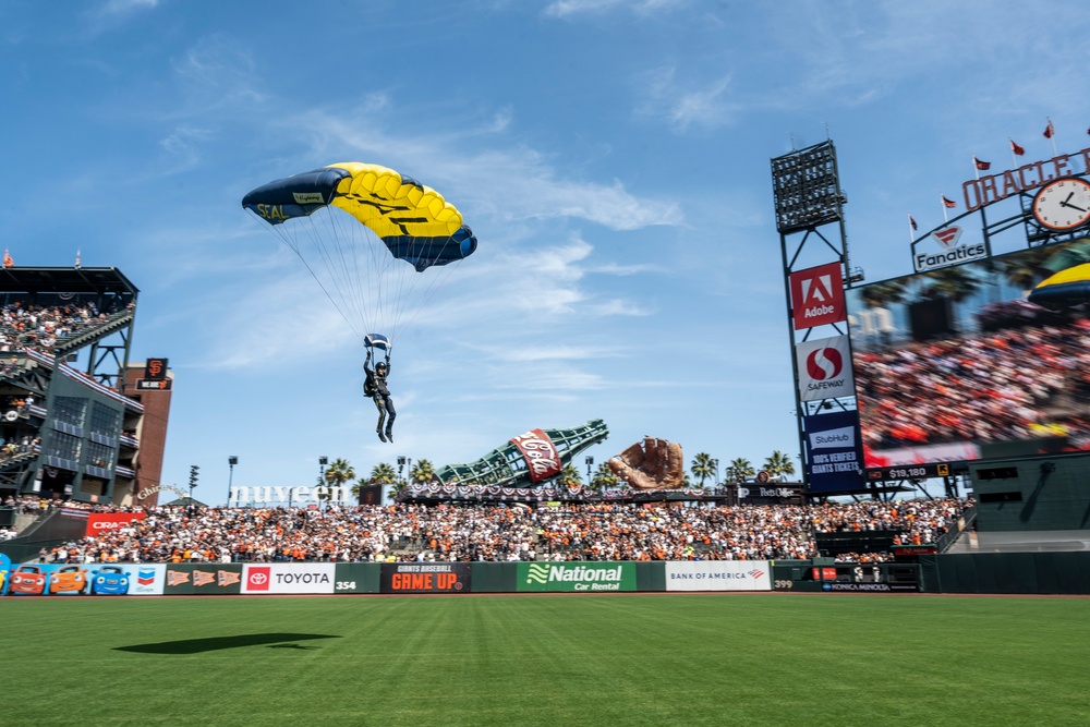 Leap Frogs Jump Into Oracle Park in San Francisco