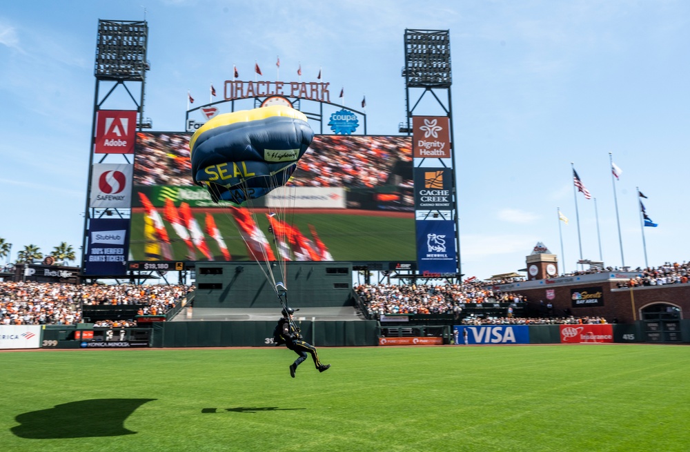 Leap Frogs Jump Into Oracle Park in San Francisco