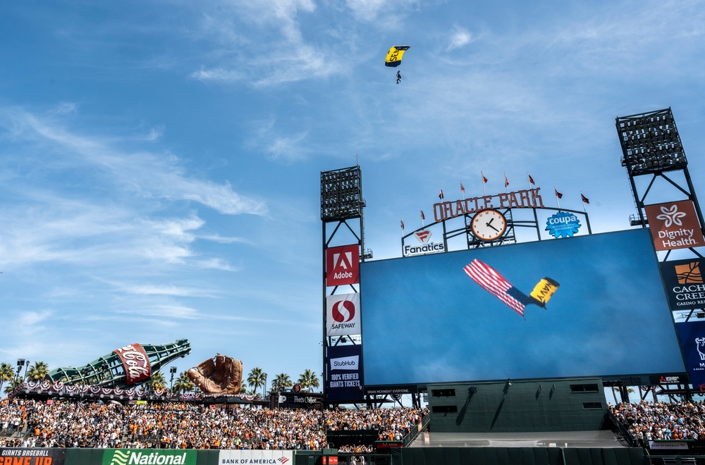 Leap Frogs Jump Into Oracle Park in San Francisco