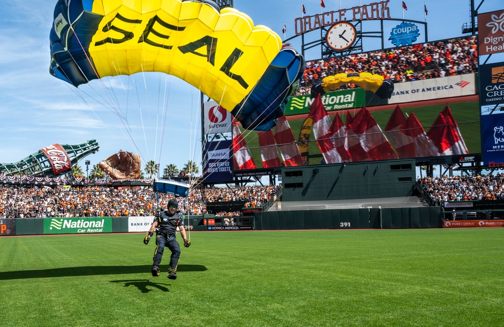 Leap Frogs Jump Into Oracle Park in San Francisco