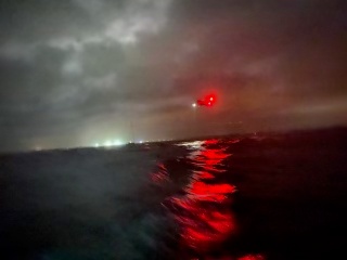 PHOTO AVAILABLE: Coast Guard rescues 3 mariners and dog near Pensacola, FL.