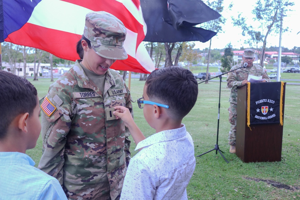 1st Lt. Karla Torres Advancement Ceremony