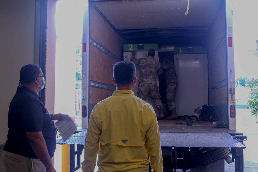 PRNG delivers vaccine refrigerators to DoH