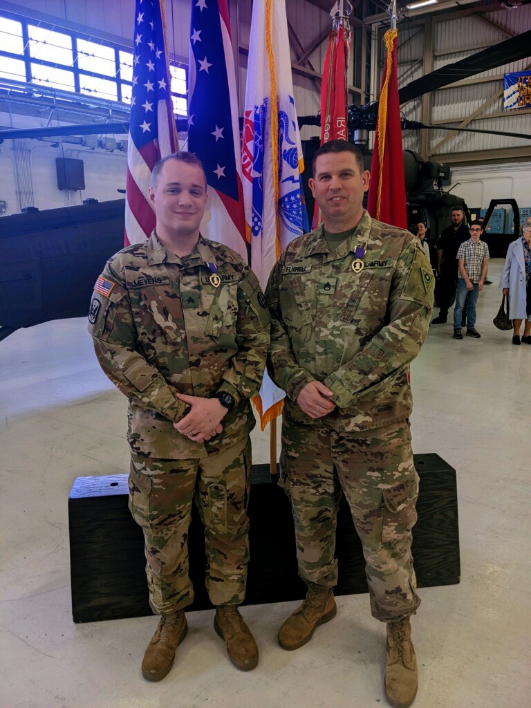 2 Ohio National Guard Soldiers awarded Purple Heart