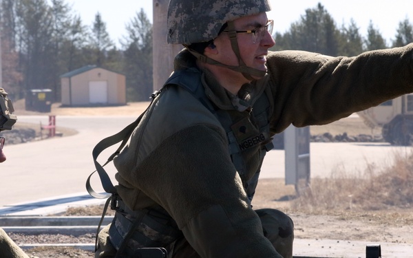 Truck in the wood line