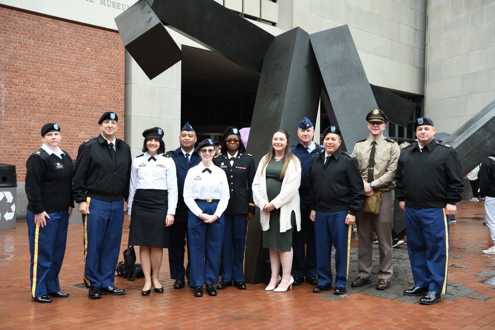 Honoring the Past: Minnesota National Guard Members visit U.S. Holocaust Memorial Museum