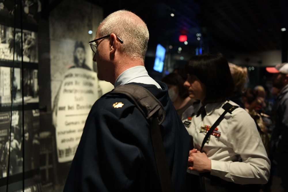 Honoring the Past: Minnesota National Guard Members visit U.S. Holocaust Memorial Museum