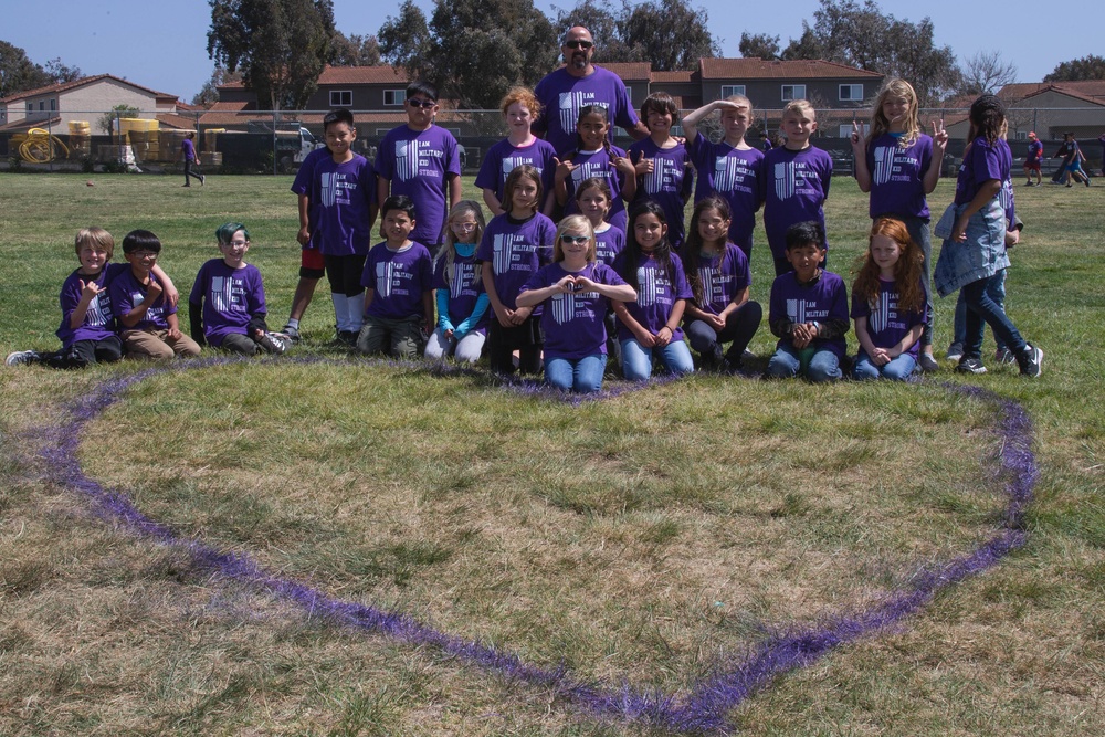 Stuart Mesa Elementary celebrates Month of the Military Child