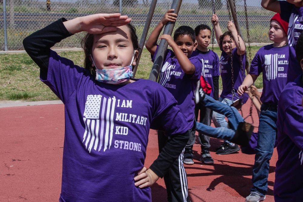 Stuart Mesa Elementary celebrates Month of the Military Child