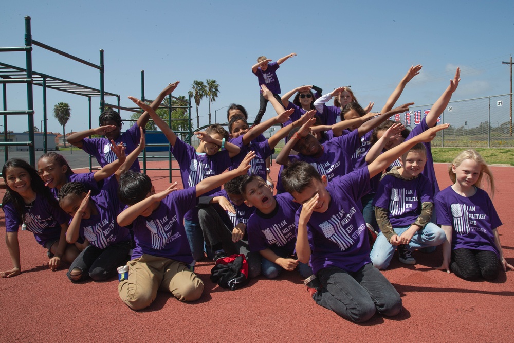 Stuart Mesa Elementary celebrates Month of the Military Child