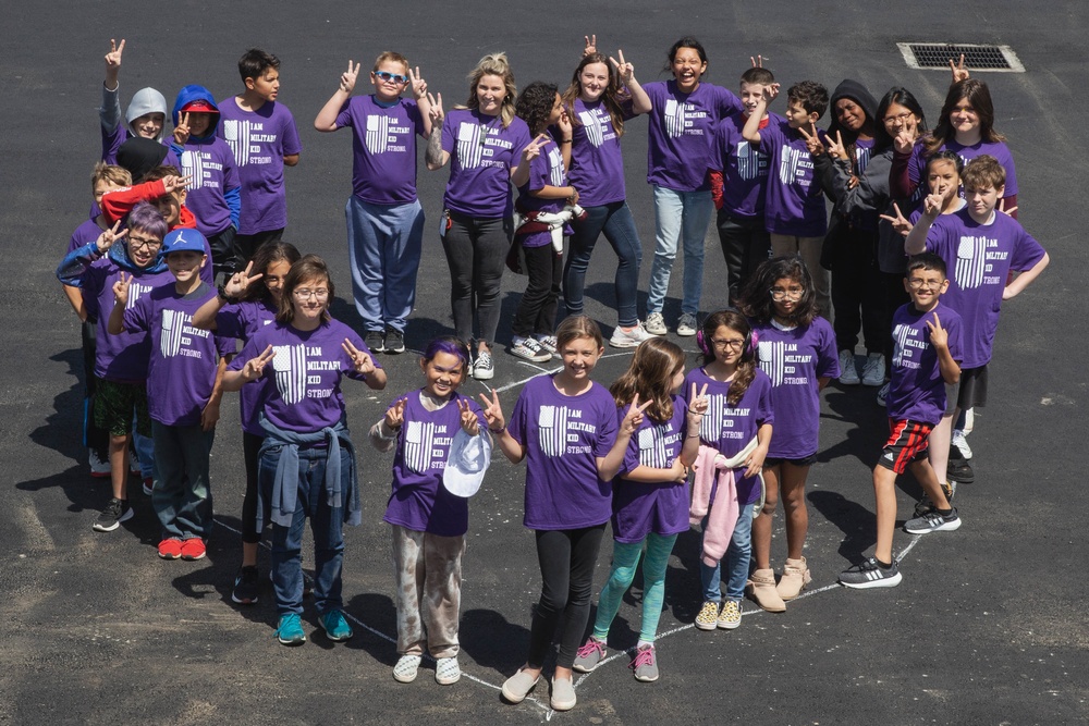 Stuart Mesa Elementary celebrates Month of the Military Child