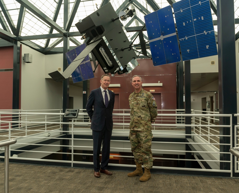 U.S. Senator John Hickenlooper visits Space Operations Command