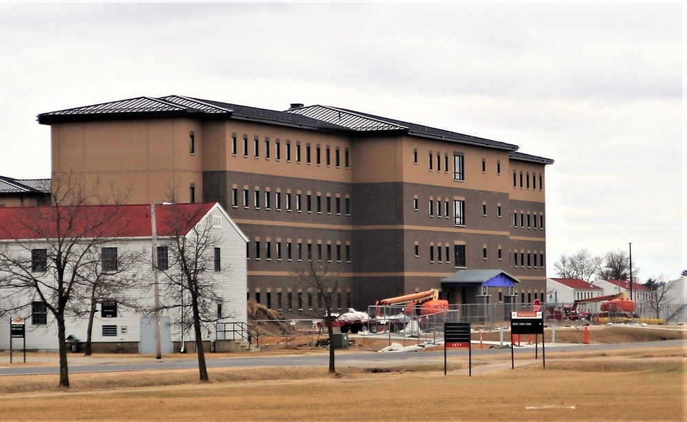 Second barracks project at Fort McCoy, funded in FY ’20, surpasses 75 percent complete