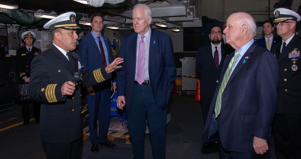 USS Ronald Reagan (CVN 76) Hosts Senators