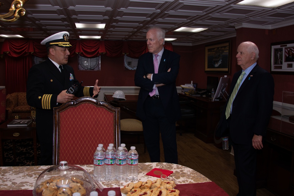 USS Ronald Reagan (CVN 76) Hosts Senators