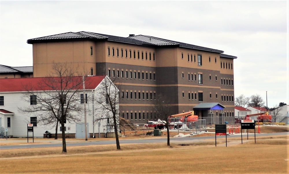 Second barracks project at Fort McCoy, funded in FY ’20, surpasses 75 percent complete