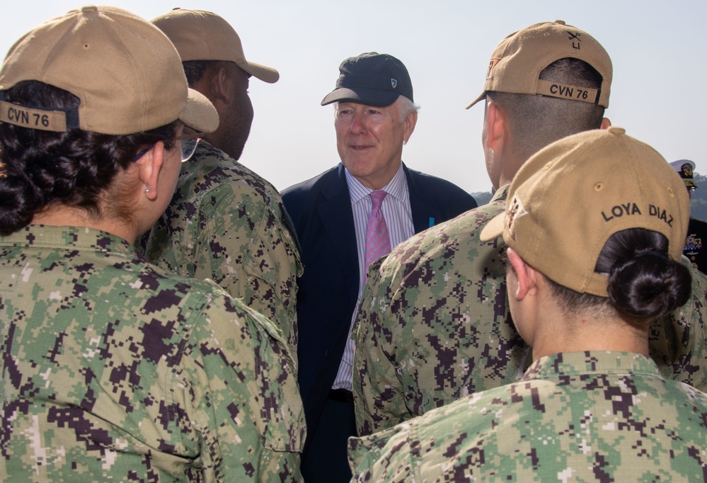 USS Ronald Reagan (CVN 76) Hosts Senators