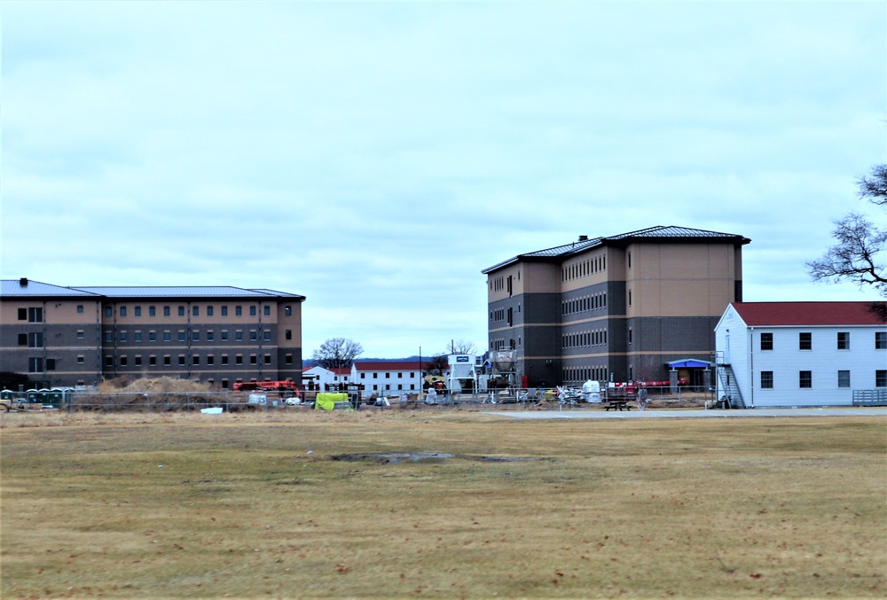 Second barracks project at Fort McCoy, funded in FY ’20, surpasses 75 percent complete