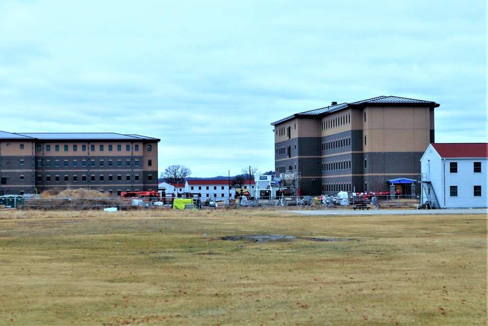 Second barracks project at Fort McCoy, funded in FY ’20, surpasses 75 percent complete
