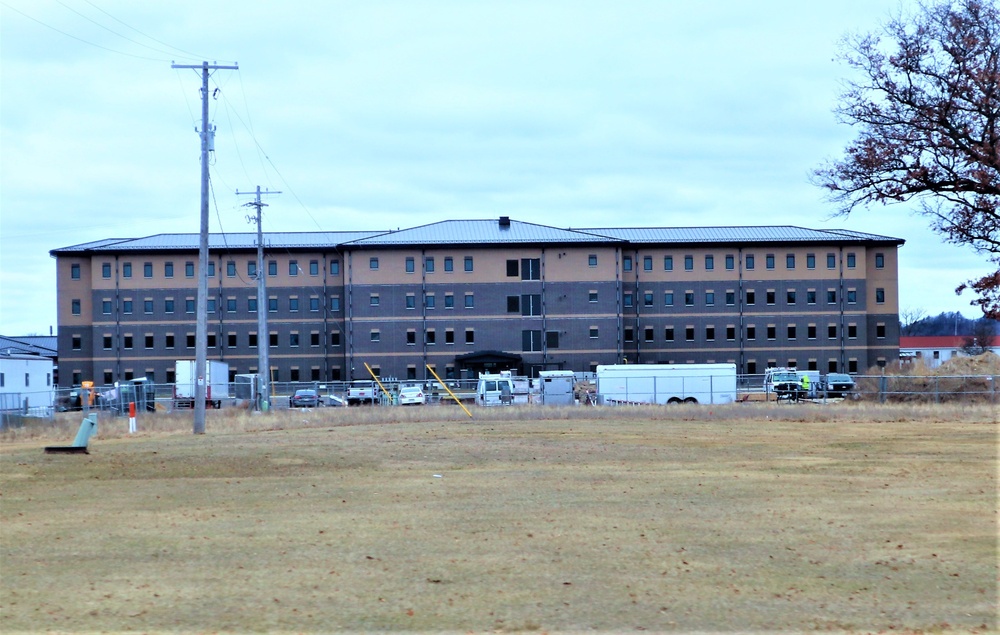 Second barracks project at Fort McCoy, funded in FY ’20, surpasses 75 percent complete