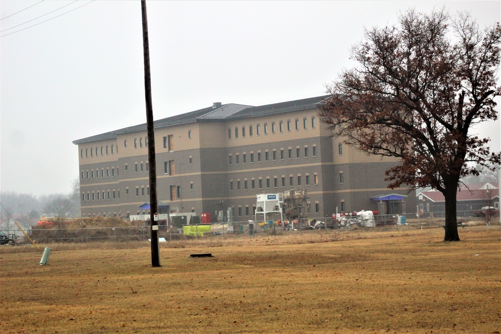 Second barracks project at Fort McCoy, funded in FY ’20, surpasses 75 percent complete