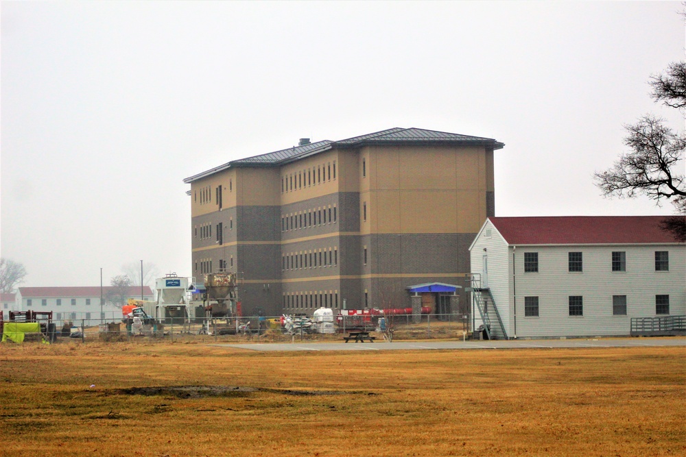 Second barracks project at Fort McCoy, funded in FY ’20, surpasses 75 percent complete