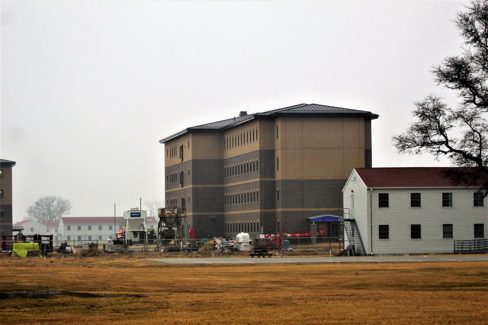 Second barracks project at Fort McCoy, funded in FY ’20, surpasses 75 percent complete