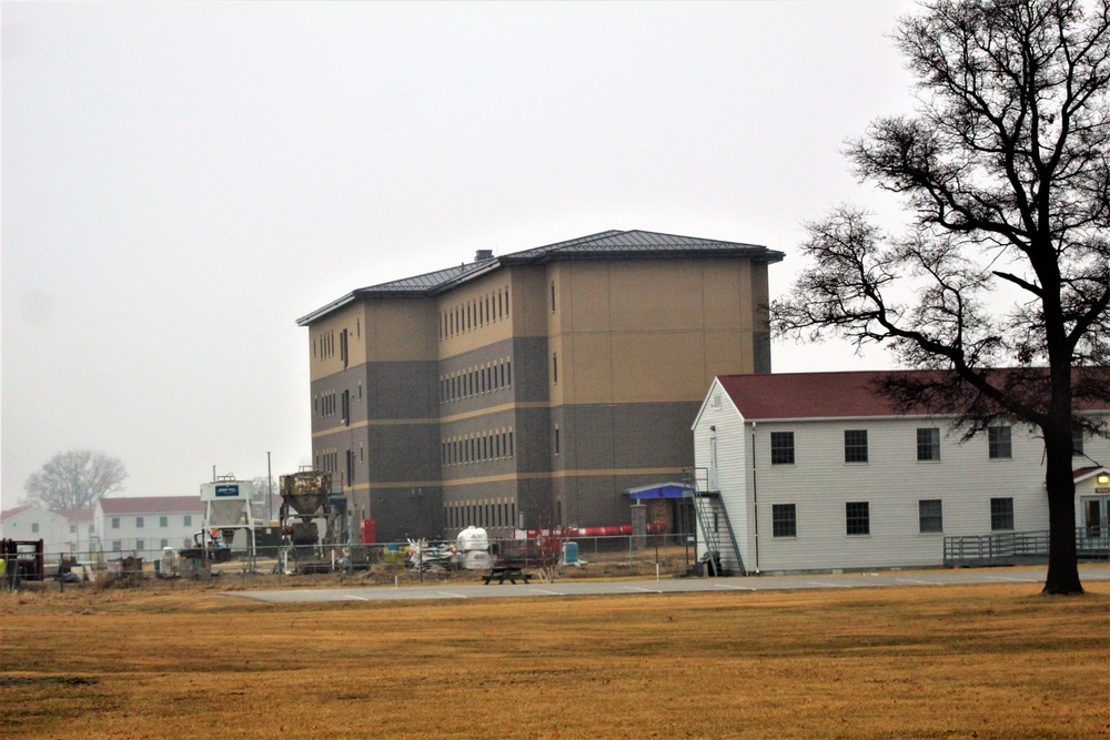 Second barracks project at Fort McCoy, funded in FY ’20, surpasses 75 percent complete